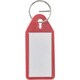 301024 [緑十字 キーホルダー名札 ソフトケースタイプ 赤 55×25mm エンビ]