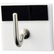 302005 [緑十字 キーハンガー 黒 30×33mm 裏面テープ付 アクリル製]