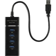 ANS-SW076BR [Switch用 USB3.0 スーパースピード 4ポートUSBハブ]