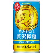 限定 ボス 澄みわたる贅沢微糖 185g×30本
