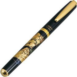 漆芸エクセレントボールペン 扇面(黒)