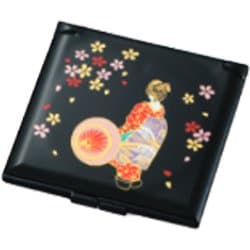 角コンパクトミラー 舞妓さん [日用雑貨品]