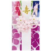 手ぬぐい祝儀袋 紫陽花とカタツムリ SF-TE-438