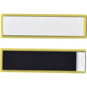 305131 [緑十字 カードケース 裏マグネット付 黄 25×90mm 10枚組 硬質タイプ]