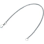308010 [緑十字 チェーン フック+リング付 3mm幅×300mm スチール製]