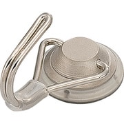 313006 [緑十字 強磁力マグネットフック シルバー 24mmΦ 耐荷重3kg スチール製]