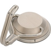 313007 [緑十字 強磁力マグネットフック シルバー 44mmΦ 耐荷重10kg スチール製]