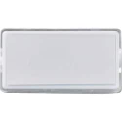 314021 [緑十字 マグネット付きカードケース 白 25×50×8mm 台紙付 エンビ]