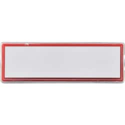 314032 [緑十字 マグネット付きカードケース 赤 25×80×8mm 台紙付 エンビ]