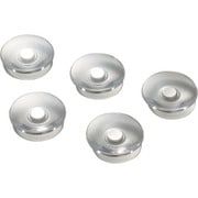 316031 [緑十字 強磁力マグネット ボタン型タイプ 透明のみ/5個組 30Φ×6.5mm]