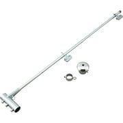 362001 [緑十字 フラッグキーパー 48.6mmΦ単管用 上段・下段兼用 スチール製]