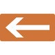381313 [緑十字 配管識別ステッカー ←矢印 60×120mm 10枚組 アルミ]