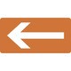 382313 [緑十字 配管識別ステッカー ←矢印 40×80mm 10枚組 アルミ]