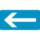 383230 [緑十字 配管識別ステッカー ←矢印 30×60mm 10枚組 アルミ]