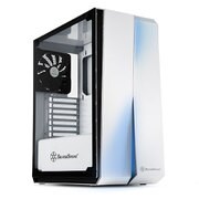 RedLine シリーズ LED搭載 左右非対称 アンバランスデザインケース（白） SST-RL07W-G