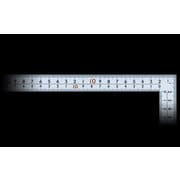 広ピタ 曲尺 シルバー 表裏同目 8段目盛 JIS適合品 50cm 10036
