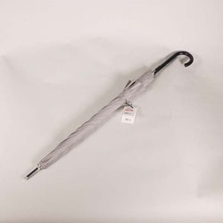 長傘 60cm ワンタッチオープン UV加工 グレー P-1113