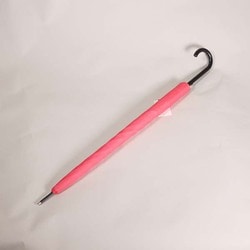 長傘 60cm ワンタッチオープン UV加工 ピンク P-1113