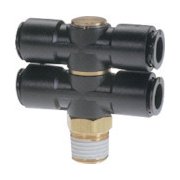 チヨダ フジダブルバンジョー 樹脂 4mm・R1/8 4R-01D2