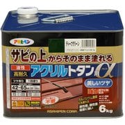 539397 [アサヒペン 油性高耐久アクリルトタン用α 6KG ディープグリーン]