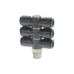 チヨダ フジトリプルバンジョー 樹脂 6mm・R1/8 6R-01D3