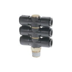 チヨダ フジトリプルバンジョー 樹脂 6mm・R1/4 6R-02D3