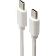 USBケーブル Type-C to Type-C 0.2m PD対応 ホワイト FS-PDCC20-WH