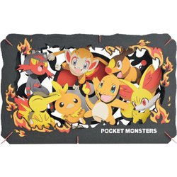 PT-L07 ポケットモンスター PAPER THEATER TYPE：FIRE [ペーパークラフト（完成サイズ：約H100×W160×D42mm）]