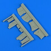 QIC48889 ホーカー ハンター 着陸装置カバー エアフィックス用 [1/48スケール レジン製パーツ]
