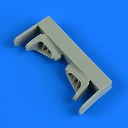 QIC72607 バンパイア T.11 エアインテーク エアフィックス用 [1/72スケール レジン製パーツ]