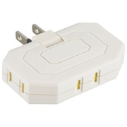 コーナータップ 3個口 ホコリシャッター付 白 HS-TM3MC3PBT-W