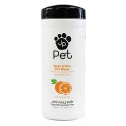 ジョンポールペット ボディ&肉球ウェットシート [犬用 猫用 45枚入り GMOフリー 汚れ取り]