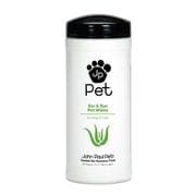 ジョンポールペット 耳&目ウェットシート [犬用 猫用 45枚入り GMOフリー 汚れ取り]