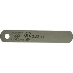 DIA JIS規格すきまゲージリーフ0.30X75A型 75A0.30