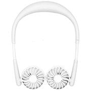 USB充電式首かけ扇風機 Fans Free ホワイト TZTFFF001 WH