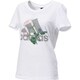 FYM88-ED6159-J/M [W MH ビッグロゴ フラワー Tシャツ]