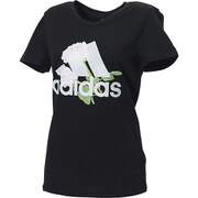 FYM88-ED6160-J/M [W MH ビッグロゴ フラワー Tシャツ]