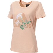 FYM88-ED6161-J/M [W MH ビッグロゴ フラワー Tシャツ]