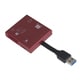 USB3.0マルチメモリリーダライタ SD＋microSD＋CF/MS/xD対応 レッド CRW-37M74R