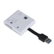 USB3.0マルチメモリリーダライタ SD＋microSD＋CF/MS/xD対応 ホワイト CRW-37M74W