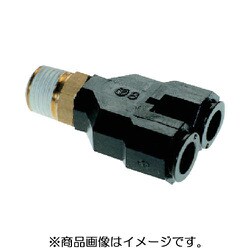 チヨダ フジブランチワイ 樹脂 8mm・R1/8 8R-01BY