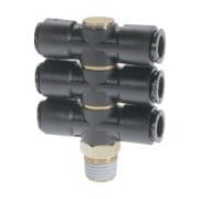 チヨダ フジトリプルバンジョー 樹脂 8mm・R3/8 8R-03D3