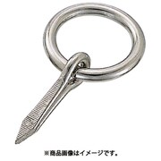 水本 ステンレス 打ち込み丸カン 線径4mm 1個 A-027