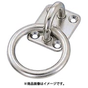 水本 ステンレス 丸カンプレート 丸カン内径30mm 30mm×34mm 1個 A-042