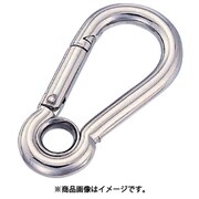 水本 ステンレス スナップフックA型 リング付 線径5mm長さ53mm 1個 A-089