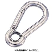 A-090 [水本 ステンレス スナップフックA型 リング付 線径6mm長さ61mm 1個]