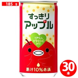 神戸居留地 すっきりアップル 缶 185g×30本 [果実飲料]
