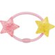 ヘアゴム スター HAG3 ピンク＆イエロー