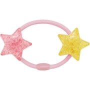 ヘアゴム スター HAG3 ピンク＆イエロー