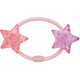 ヘアゴム スター HAG3 ピンク＆パープル